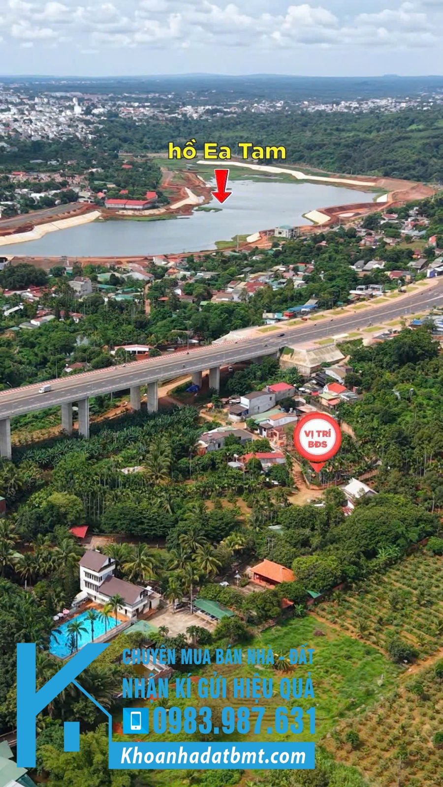 💥2 Lô TC 5*30m,hẻm Nguyễn Du,Gần Hồ Eatam,ngay Trung Tâm Phố - Hình ảnh 2