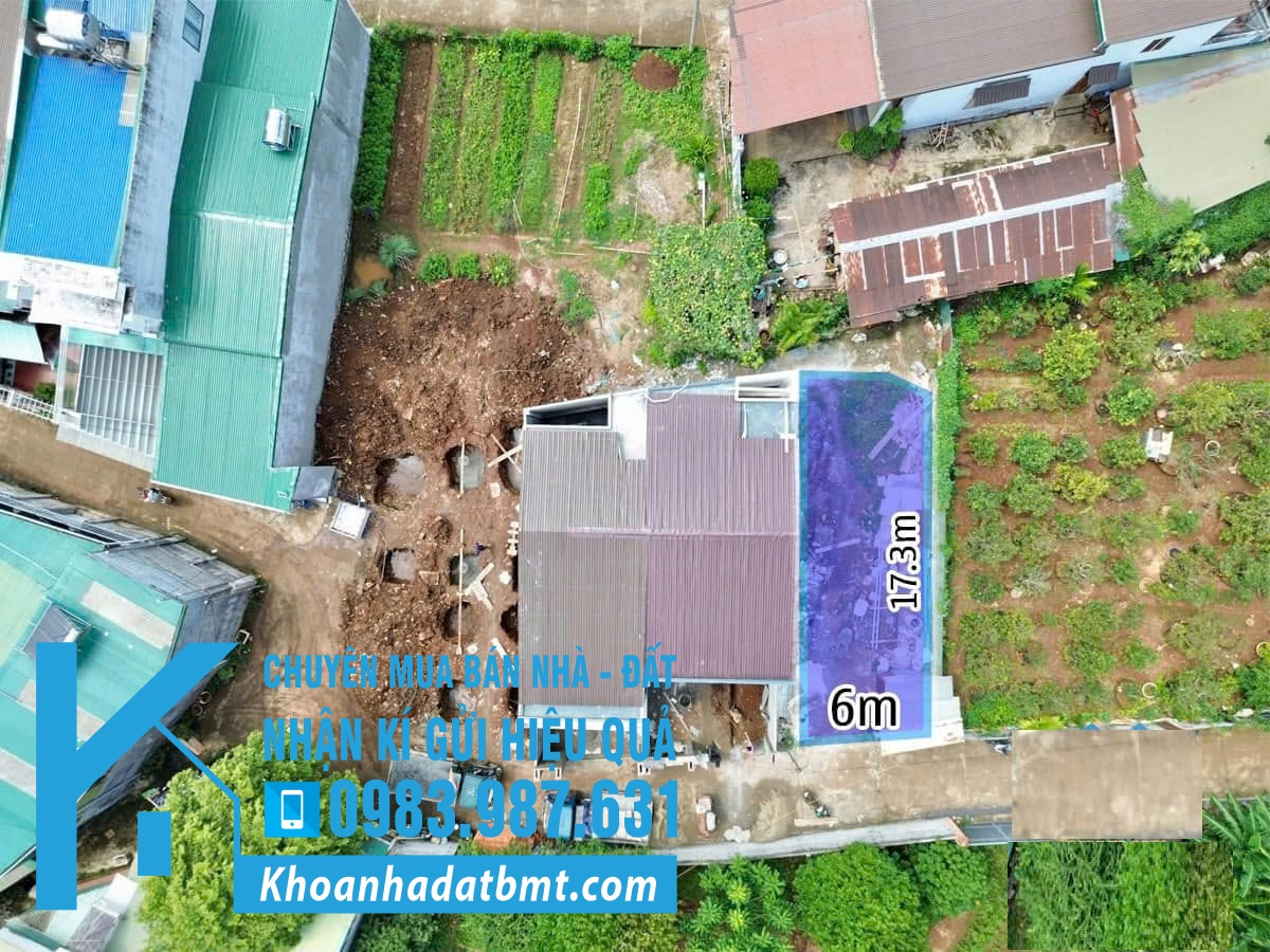 💥Lô 2 mặt tiền TC 6*17m,Hẻm 22 Lương Thế Vinh,gần Eco Palace,gần Y Ngông,nhiều khác - Hình ảnh 3