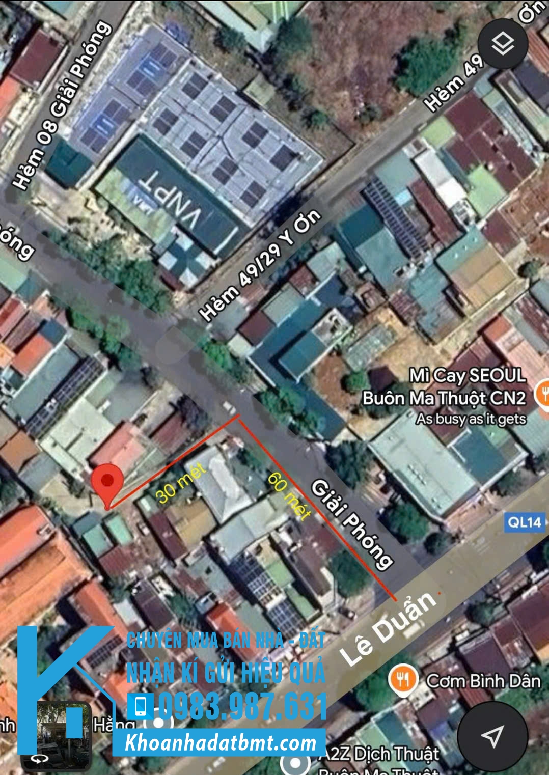 Bán Đất Tặng Nhà,6*16 nở hậu 6,3m ,hẻm Giải Phóng,gần Lê Duẩn.nhiều lô khác - Hình ảnh 3