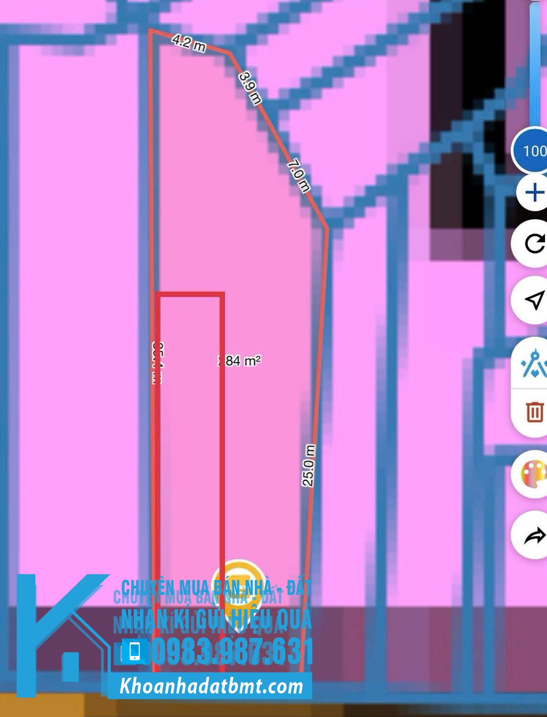 💥Đất TC Full 4*18m,4*35m nở hậu,hẻm Hồ Tùng Mậu,gần Ecopark,gần Chợ BMT - Hình ảnh 2