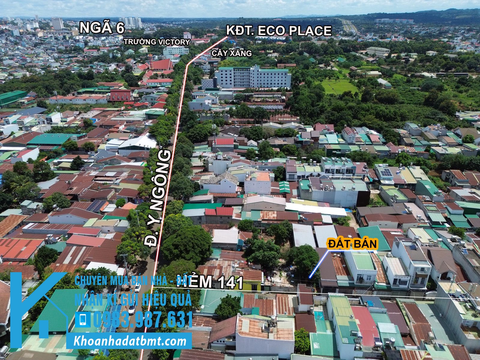 💥Đất TC 6*17,6m,hẻm 141 Y ngông,Gần Eco palace ,nhiều lô khác - Hình ảnh 4