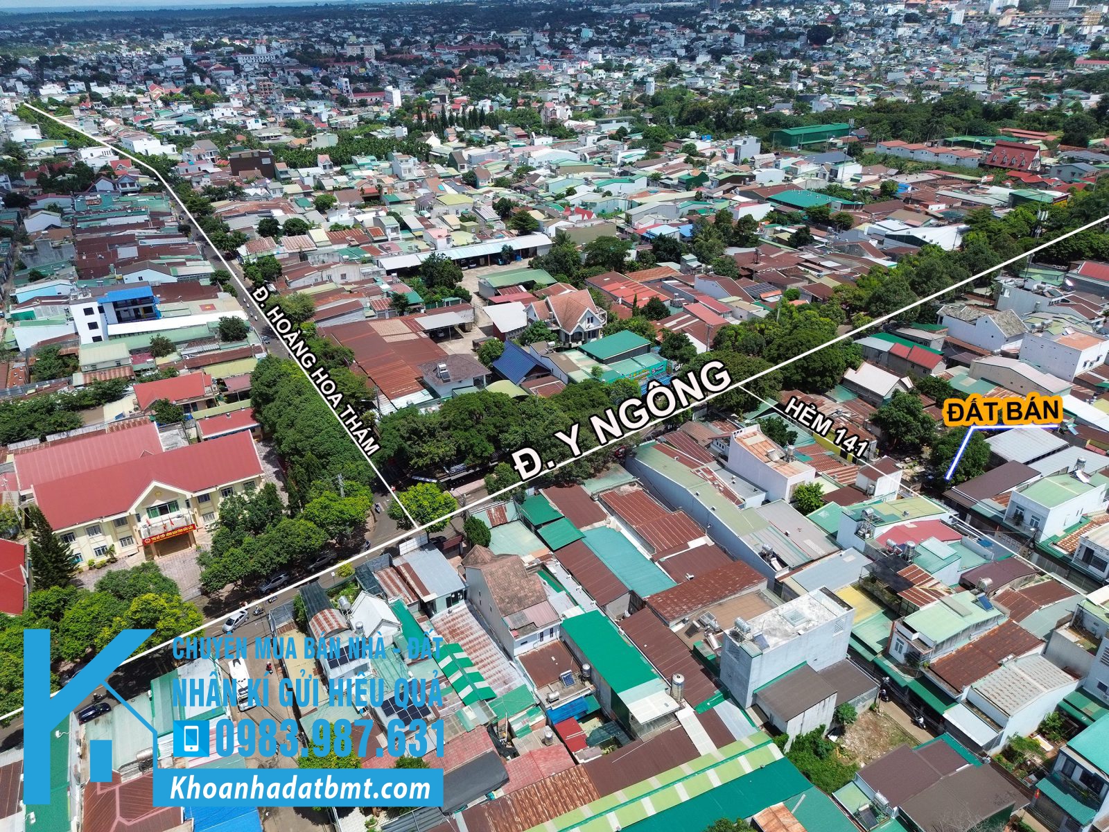 💥Đất TC 6*17,6m,hẻm 141 Y ngông,Gần Eco palace ,nhiều lô khác - Hình ảnh 3