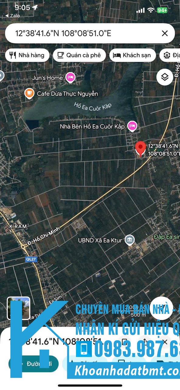 💎 Lô TC 12x42m Eaktur- Cukuin, cách đg Hồ chí Minh 300m, gần Hồ Ea cuor căp - Hình ảnh 4