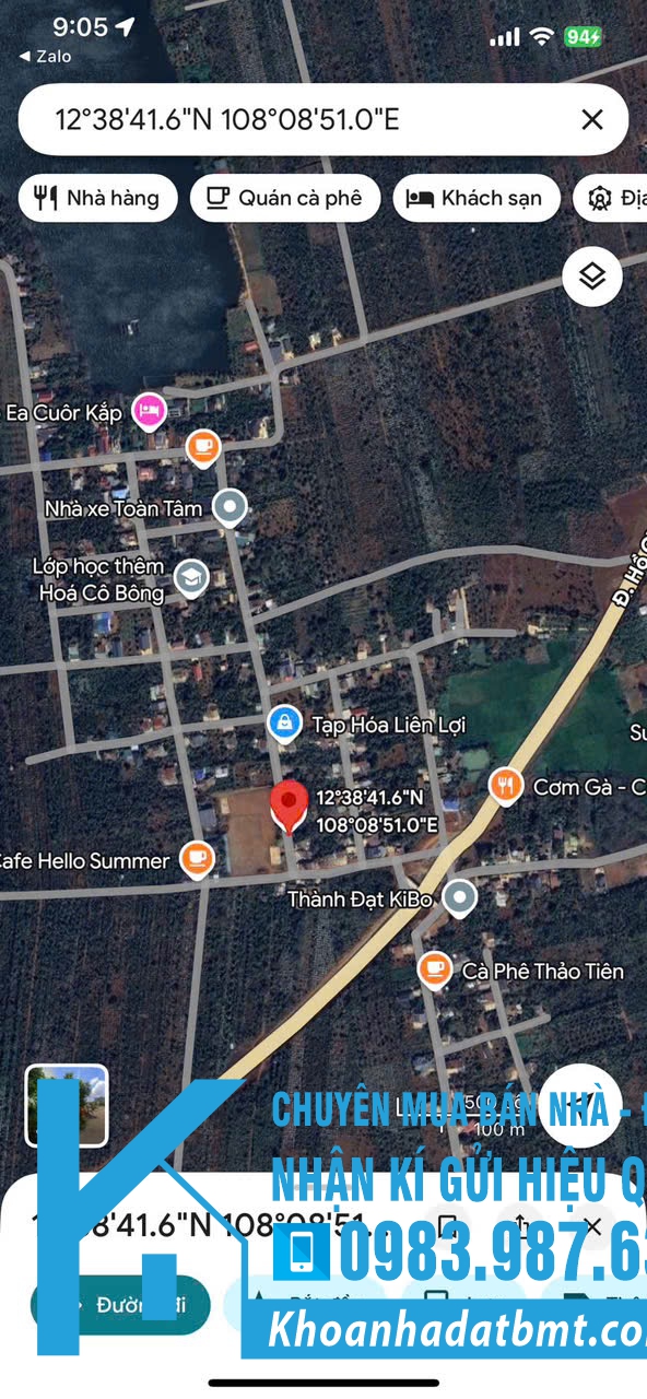 💎 Lô TC 12x42m Eaktur- Cukuin, cách đg Hồ chí Minh 300m, gần Hồ Ea cuor căp - Hình ảnh 5