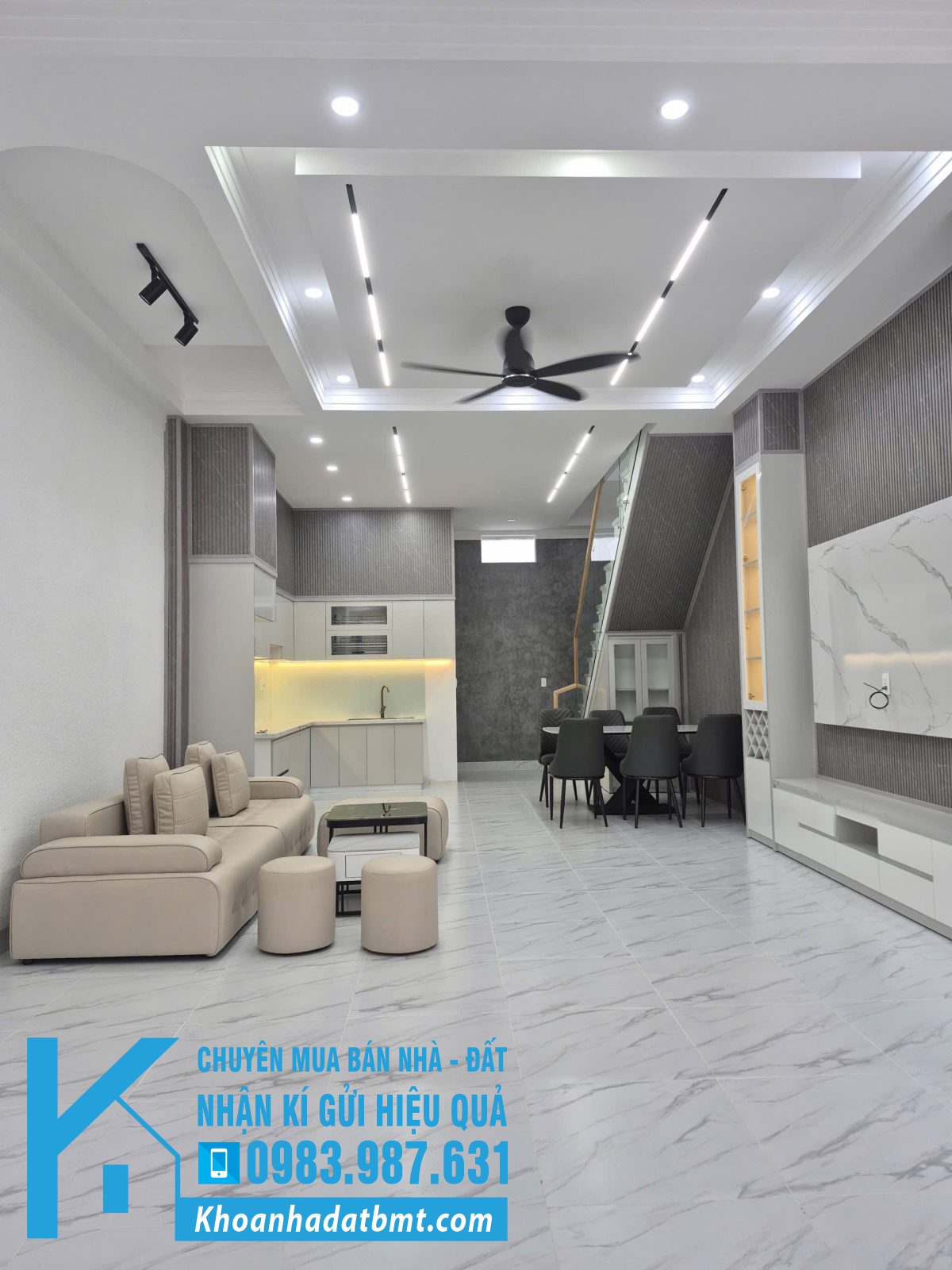 💎 Nhà mới 1 mê 5x14,6m hẻm Mai Hắc Đế cách Ecopark 500m