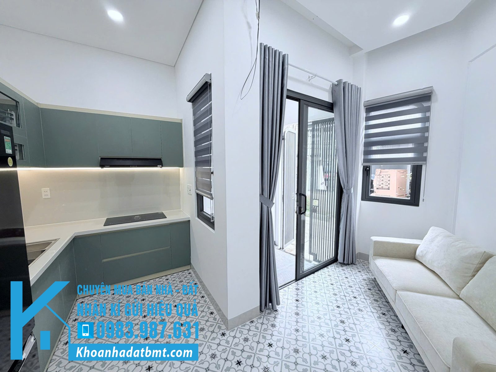 Nhà Mới.2 mặt tiền 4*10m,hẻm Lê Hồng Phong,gần chợ.