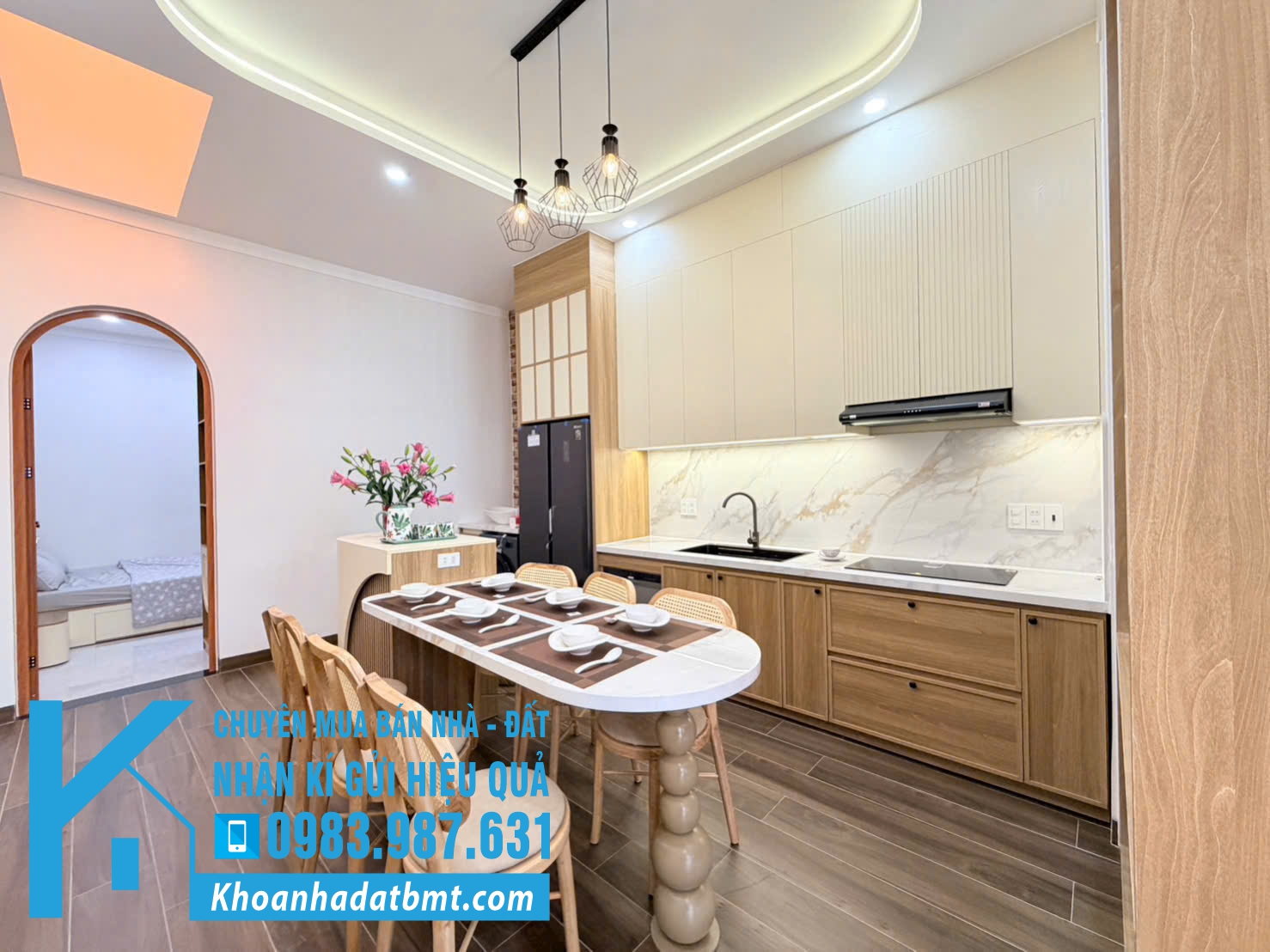 💥Nhà Mới Siêu Xinh,TC 7*12,5m,hẻm Mai Hắc Đế,vừa qua Chợ,gần Eco Palace nhiều lô khác - Hình ảnh 7