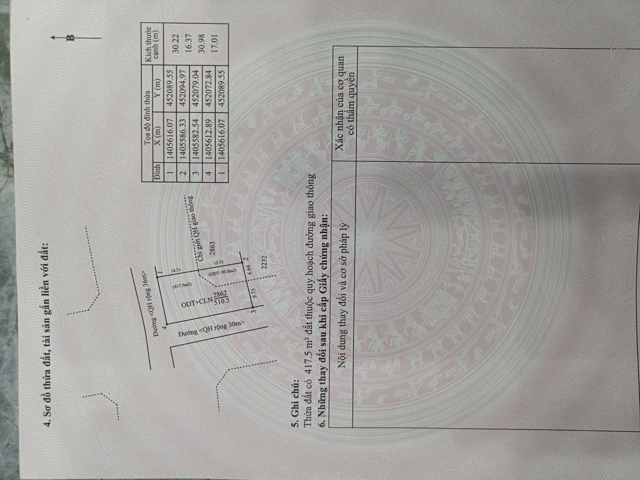 Lô TC 2 mặt tiền 17*30m,Đường Trịnh Tố Tâm,nhiều lô khác - Hình ảnh 2