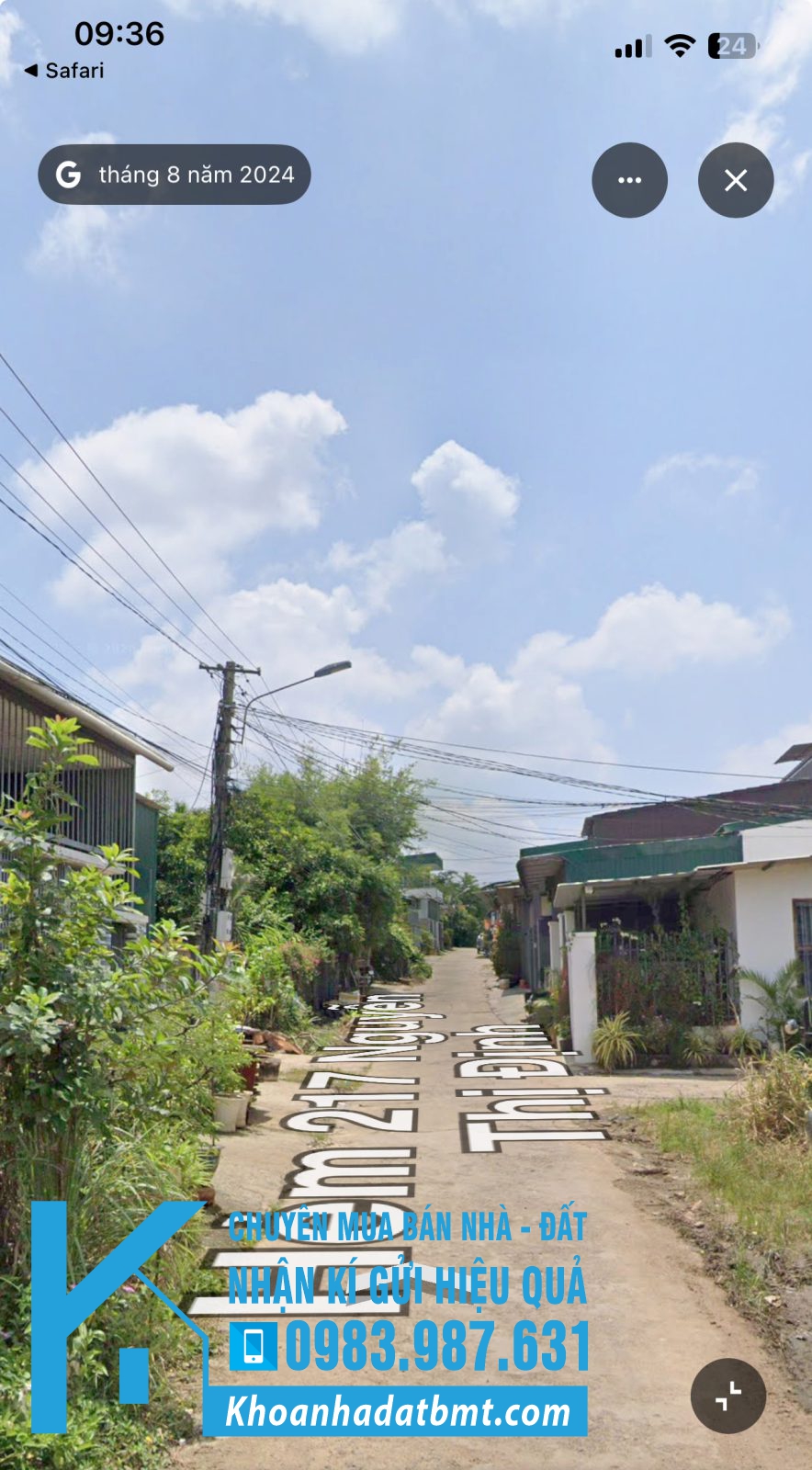 💎 Lô TC100% 5,5x20m hẻm 217 Nguyễn Thị Định, phường Thành Nhất, gần bv Phổi tỉnh đaklak - Hình ảnh 3