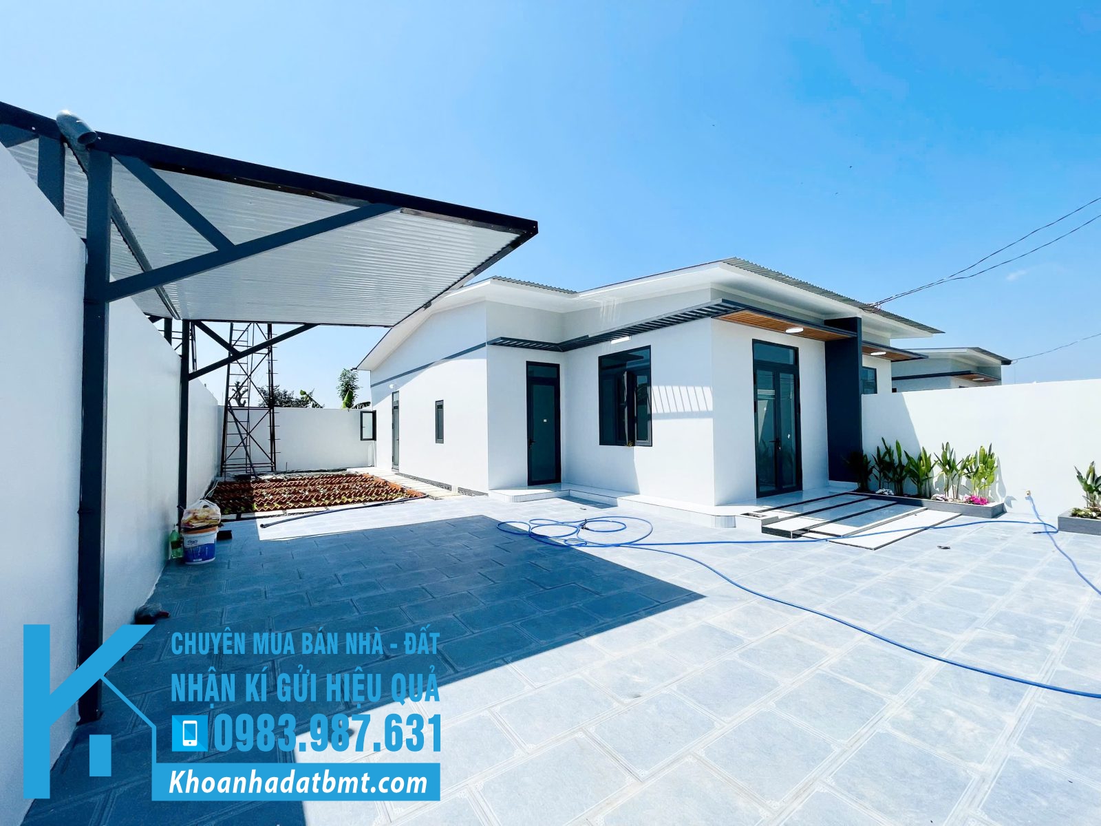 💎 3 căn nhà cấp 4 mới TC 10x19m - 11x19m - 6x19m phường Eakao, gần chợ Tự Thành