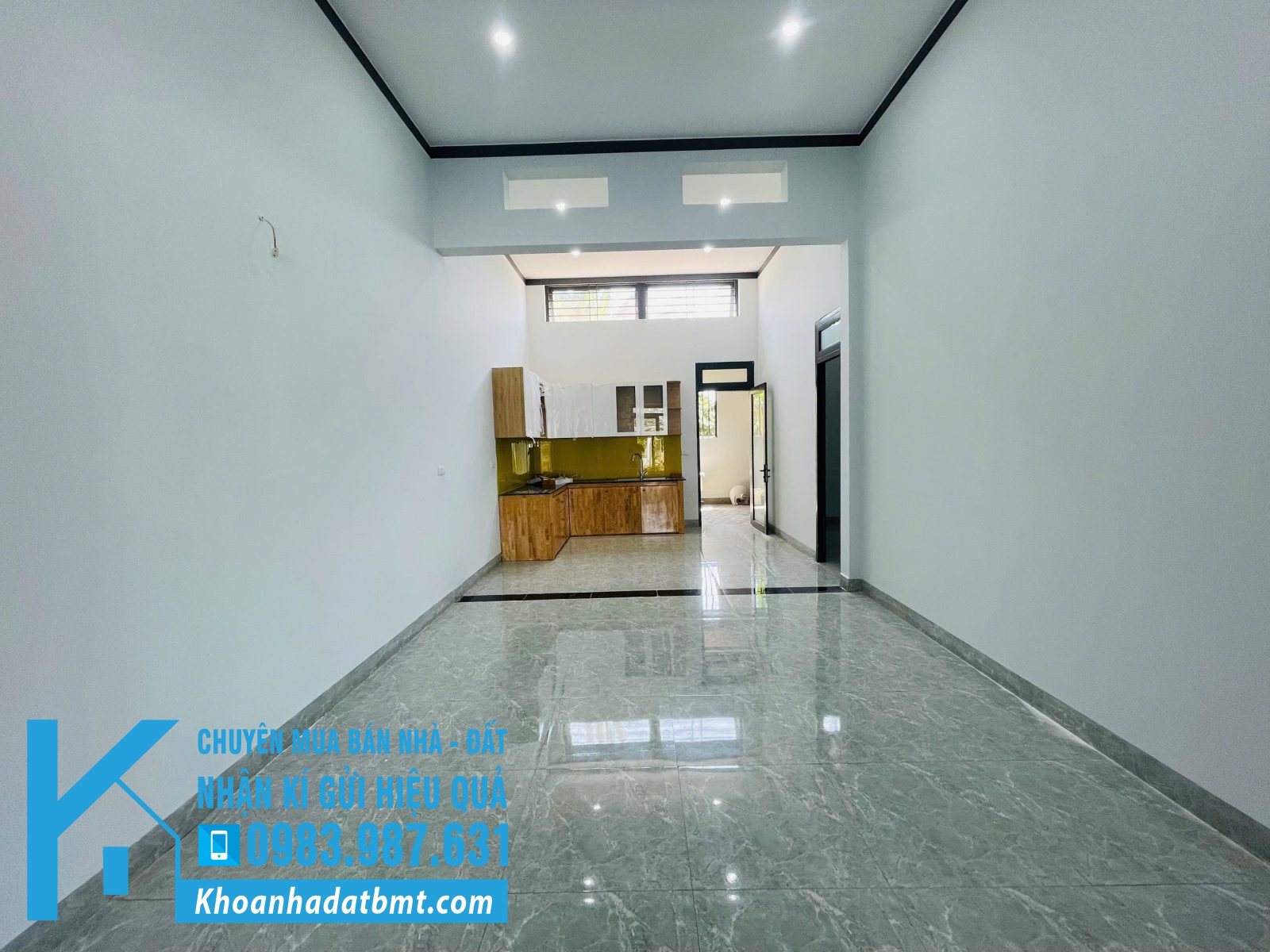 💎 Nhà cấp 4 mới 100% 5,5x38m nở hậu 7,5m - phường Eakao, gần chợ Tự Thành