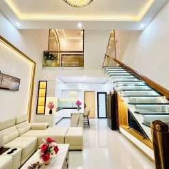 💎 Nhà mê lệch tầng 4,5x20m mặt tiền đường Tây Sơn , gần Eco palace