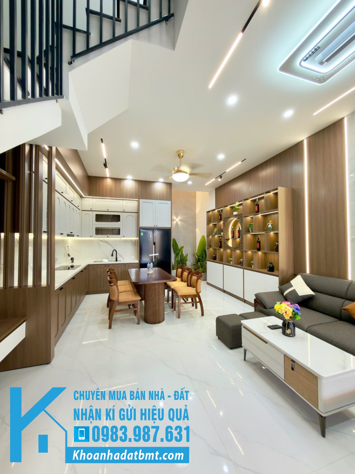💎 Nhà 3 tầng tân cổ điển 5x16m ( dtsd 180m2) đường Trần Can – Hẻm cấp 1 Y Wang hạ giá còn 4tỷ450 - Hình ảnh 2