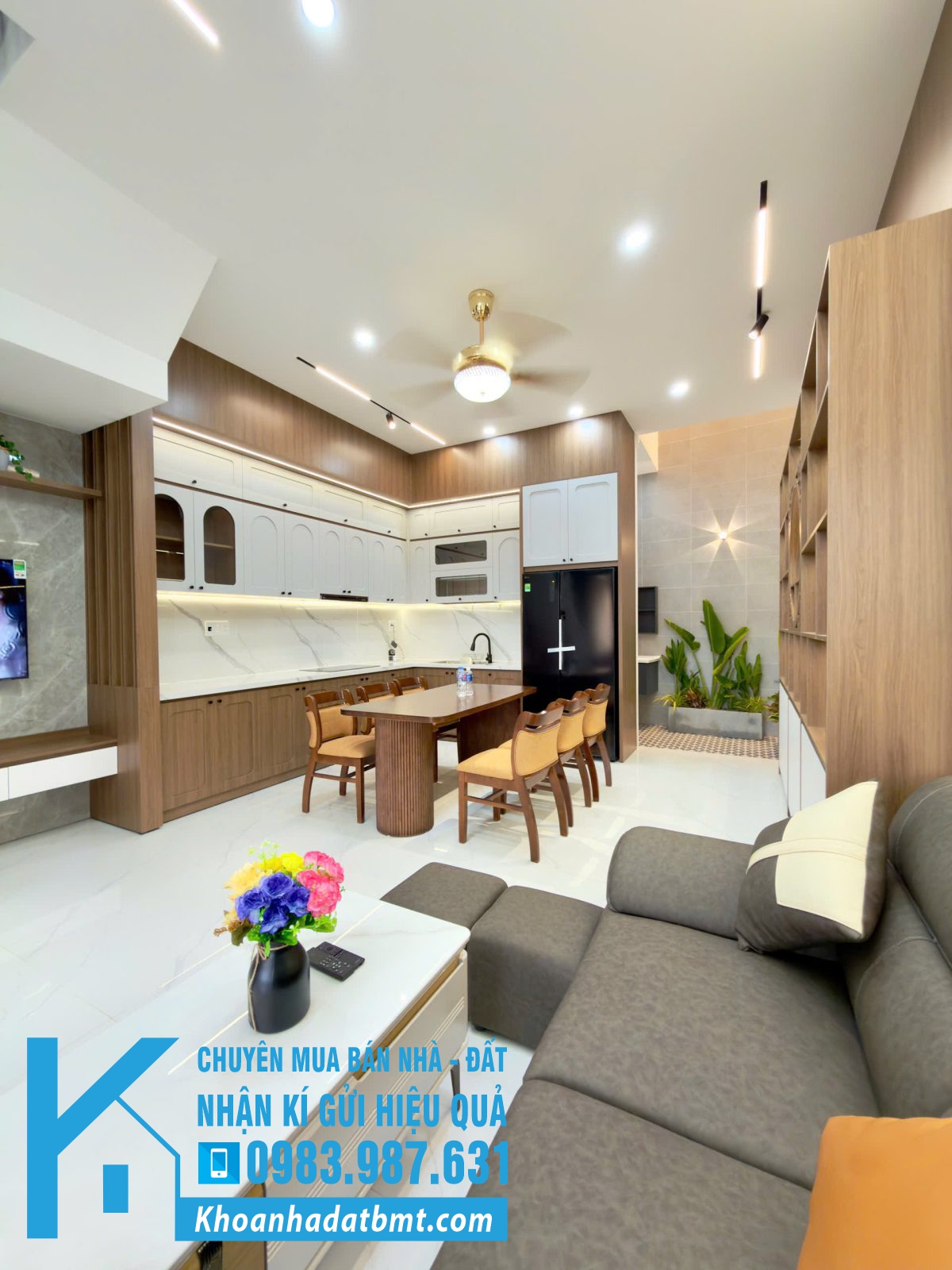 💎 Nhà 3 tầng tân cổ điển 5x16m ( dtsd 180m2) đường Trần Can – Hẻm cấp 1 Y Wang hạ giá còn 4tỷ450 - Hình ảnh 6