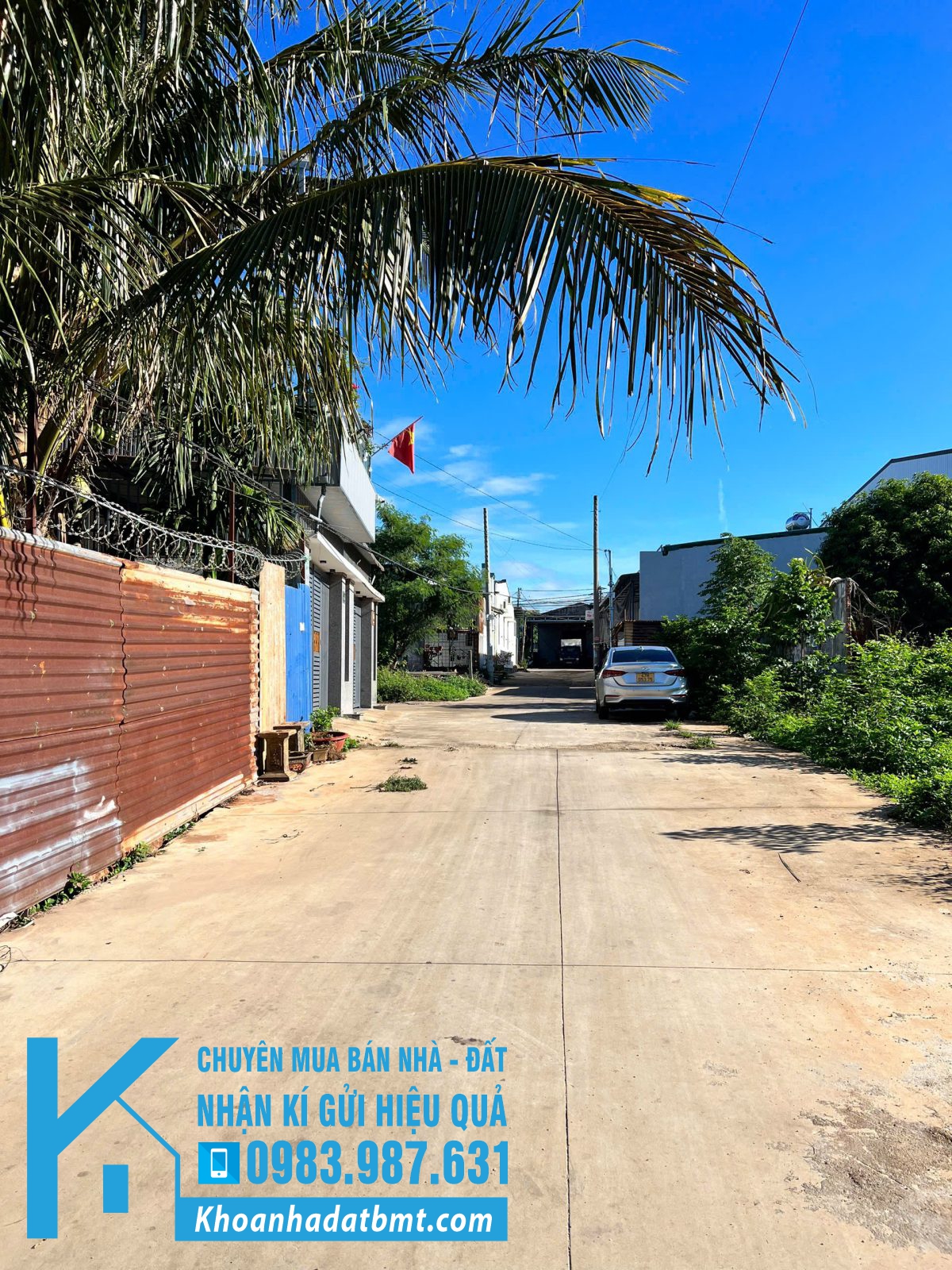 💎 Lô TC100% 5x22m thực tế 5x20m đường hẻm 227 Hà Huy Tập , thông đường Trịnh Tố Tâm - HP