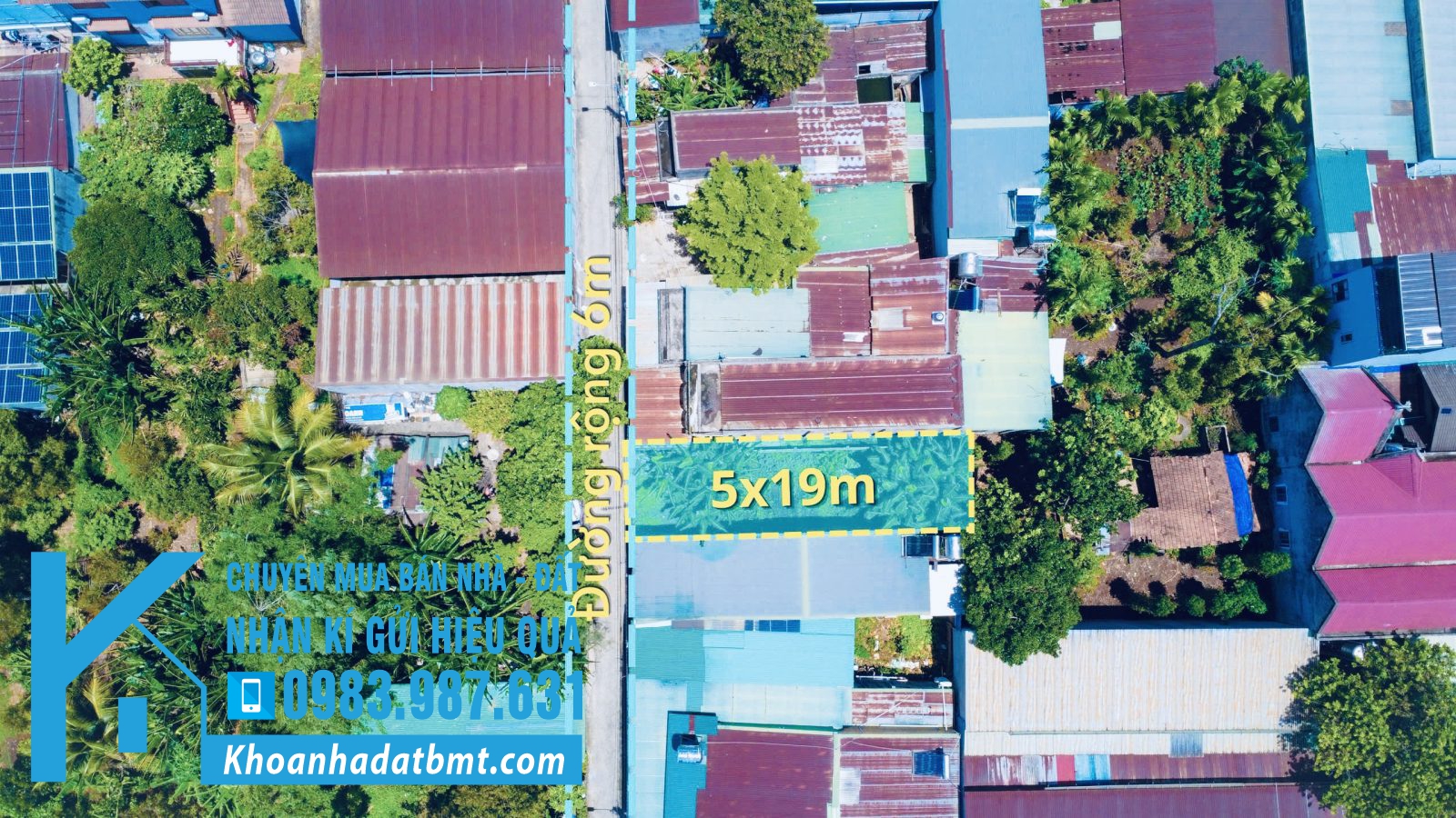💎 Lô TC100% 5x19m hẻm cấp 1 đường Y Wang , cách đường Lê Duẩn chỉ 1,4km - Hình ảnh 5