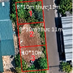 💥3 Lô TC 8*10m,thực 11m,9*10m,10*10m có Lô Góc,Đường B3,thôn 6