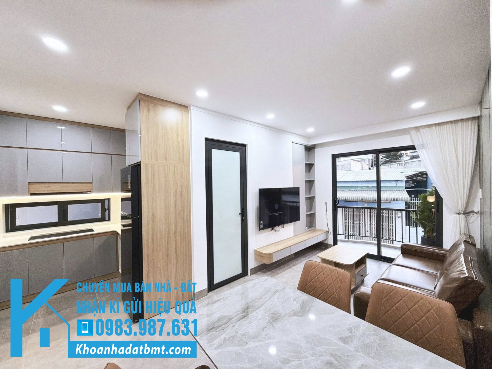Nhà 2 Mê 6*8m( dtsd 120m2) hẻm Lương Thế Vinh thông Y Ngông- Hồ Tùng Mậu - Hình ảnh 5