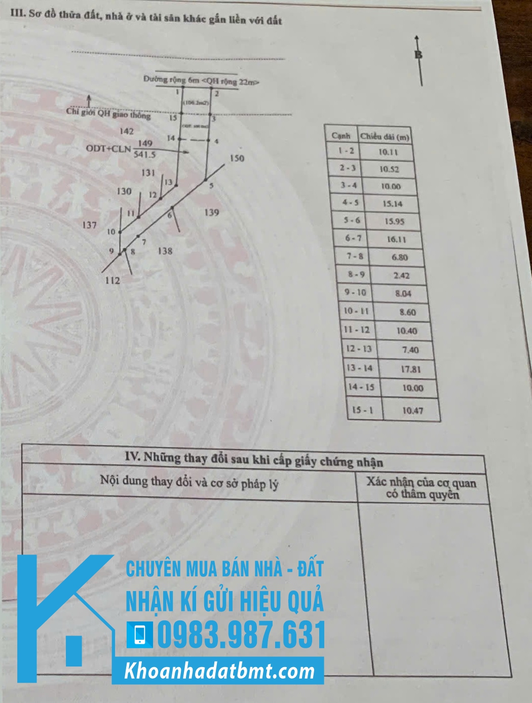 💥Đất Nhà Vườn Tổng 541m2,mặt chính 10m,hẻm 157 Amakhe nhiều lô khác - Hình ảnh 2